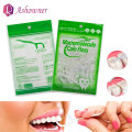 50pcs/lot Dental Floss Oral Care Teeth Stick Interdental Brushes Tooth Clean Toothpick Tool ABS Dental Flosser Hygiene Sticks