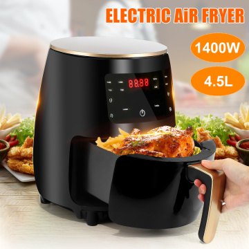 1200W 4.5L Air Fryer Oil free Health Fryer Cooker Home Multifunction Smart Touch LCD Deep Airfryer Pizza Fryer for French fries
