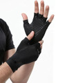 Anti static long sleeve hand-warm protective black gloves