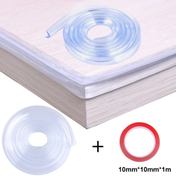 Baby Protection Strip Anti-bumb Kid Safety Corner Protect Strip Transparent PVC Table Furniture Angles Guards With Adhesive Tape