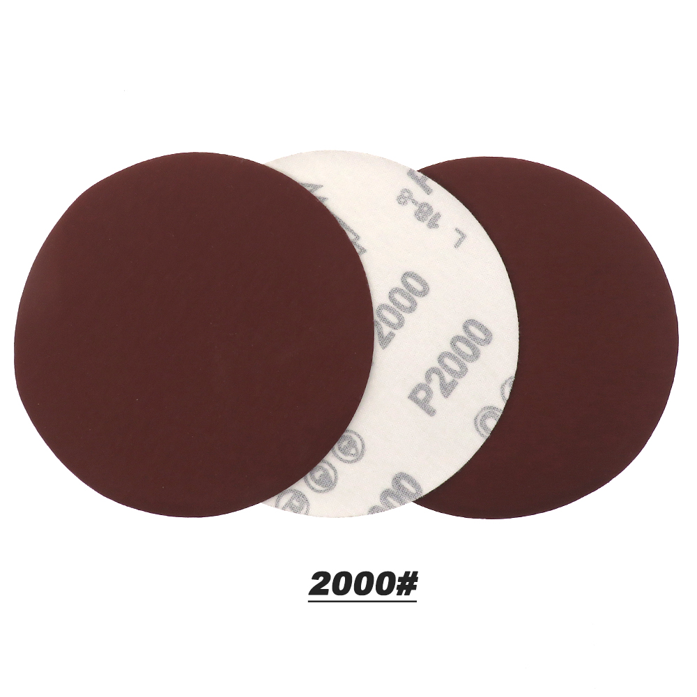 25PCS 125mm /5'' Inch Sanding Discs Hook Loop SandpaperGrit 1000 /2000 /3000/ 4000/ 5000 Round Sandpaper Disk Sand Sheet