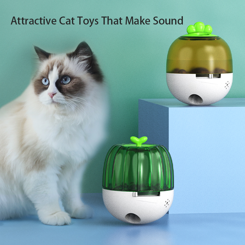 SUNSUN Interactive Food Dispenser Cat Toy Leaking Food Slow Feeder Educational Tumbler Dog Self Feeding Toy6