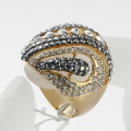 New arrival fashion jewelry rhinestone finger rings mix color high quality for women