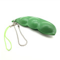 Funny Beans Squishy Squeeze Peas Edc Fidget Toys Pendants Keychain Anti Stress Relief Ball Gadgets Kid Children Novelty Toy