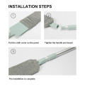 Detachable Cleaning Duster Gap Cleaning Brush Telescopic Dust Collector Microfiber Cleaning Brush Microfiber dust cleaner