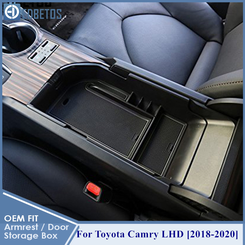 For Auto Center Console Box Armrest Pad Auto Car Accessories Toyota Camry 2012-2017 Armrest Secondary Storage Box Center Console