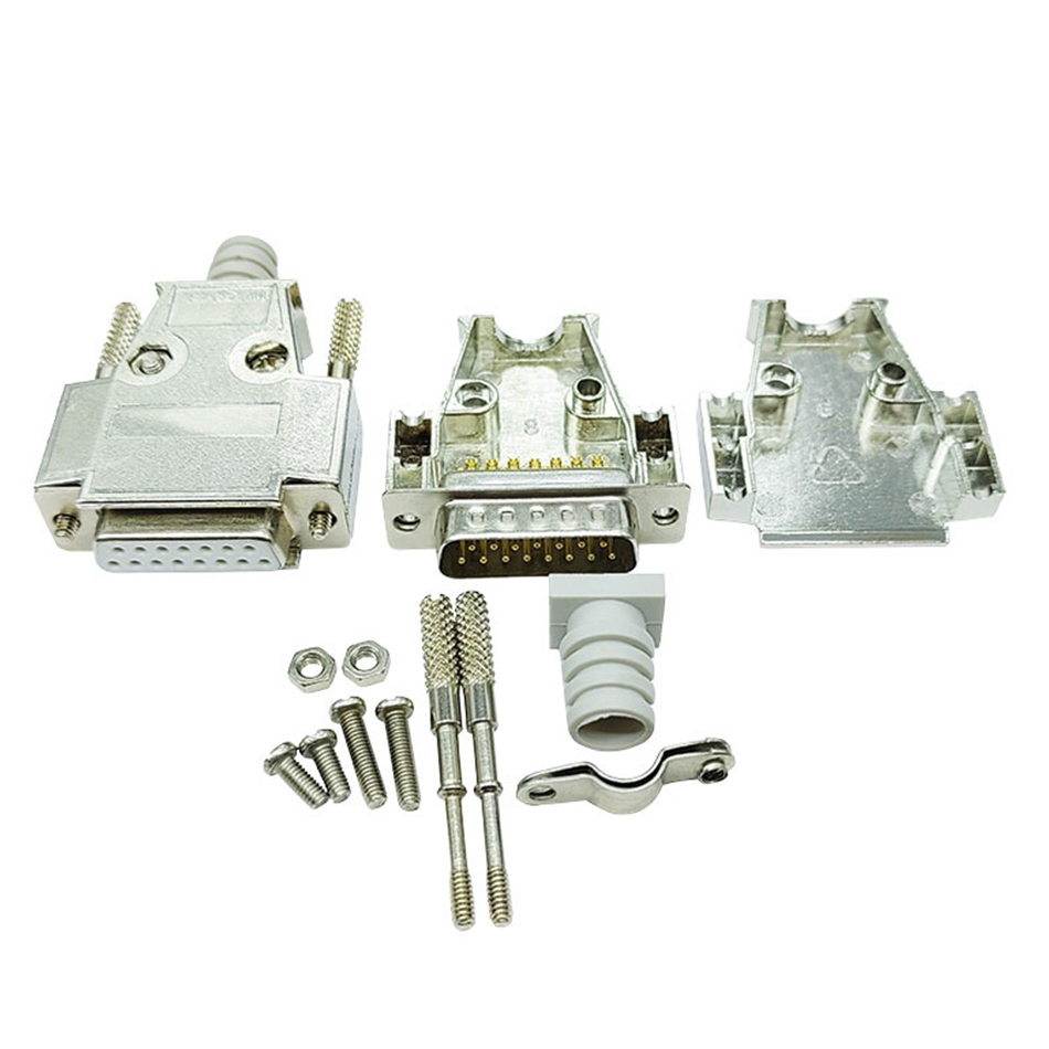 15 pin d-sub metal hood 4 
