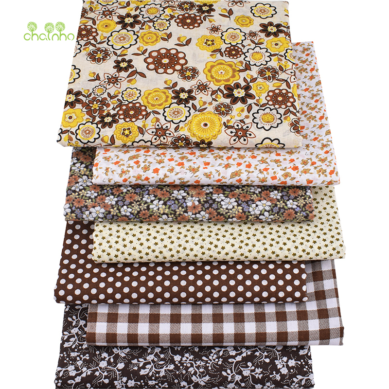 New Floral Series,Cotton Plain Thin Fabric,Patchwork Clothes For DIY Quilting & Sewing,Fat Quarters Material,50x50cm