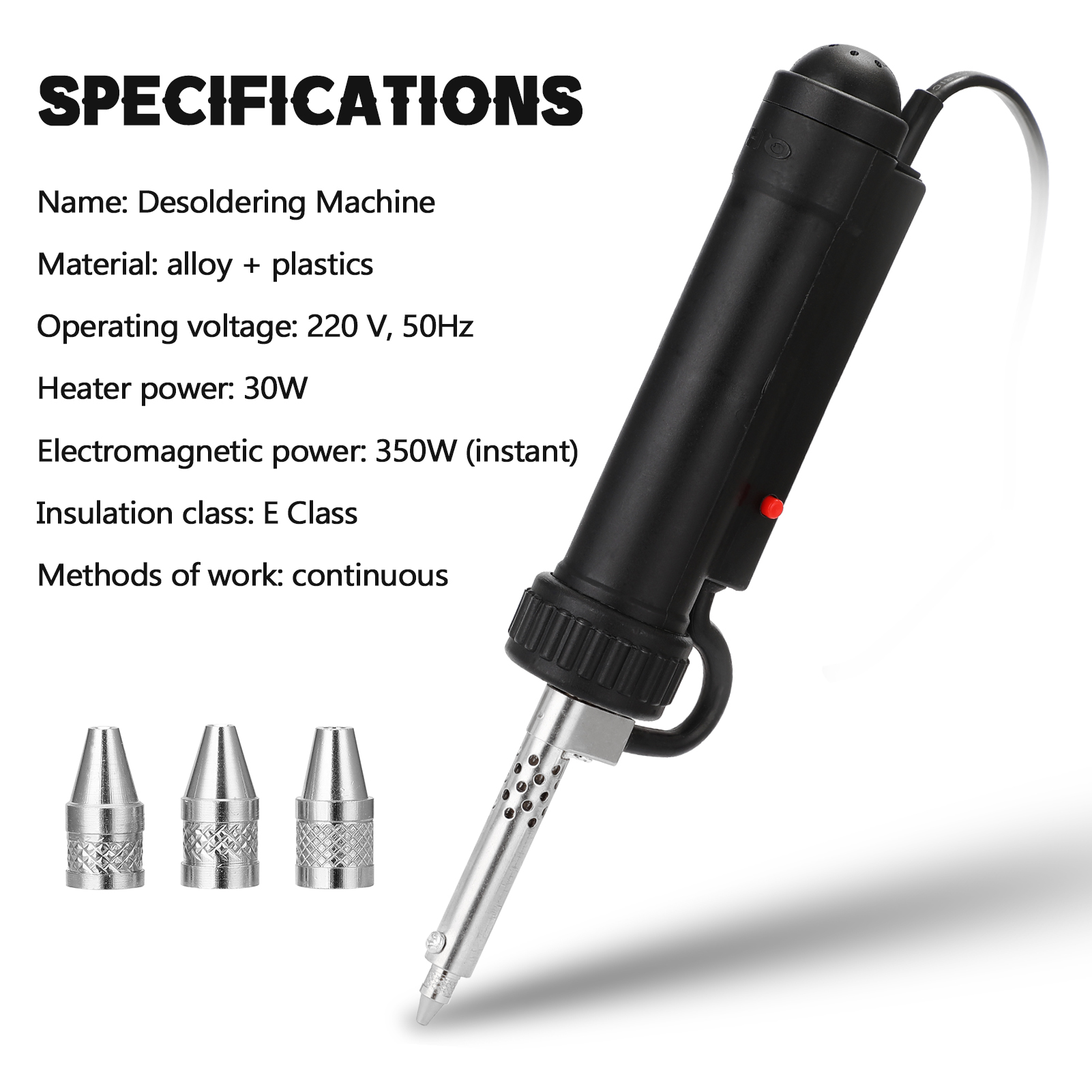 ADT06 Automatic Portable Electric Solder Tin Sucker Vacuum Soldering Remove Pump Desoldering Machine Electric Soldering Irons