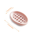 Creative Soap Box Kitchen Bathroom Silicone Cleaning Brush Hollowed Soap Dish Sheet Drain Storage Box