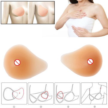 150g-400g Silicone Chest Fake False Breast Prosthesis Super Soft Silicone Gel Pad Supports Artificial Spiral