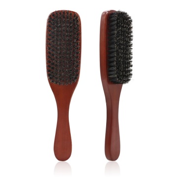 100% Natural Boar Bristle Beard Brush Men Facial Hair Cleaning Brush Professional Beard Shaving Tools