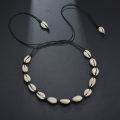 Natural Shell Necklace women's Handmade Beaded Shells Pendant summer beach rope conch statement jewelry adjustable