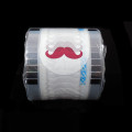 Dual-purpos Pierce-it-Lite to Seal 2000pcs Disposable Paper Plastic Calibre 95 90mm Cups Membrane Cover Lids Moustache Paw