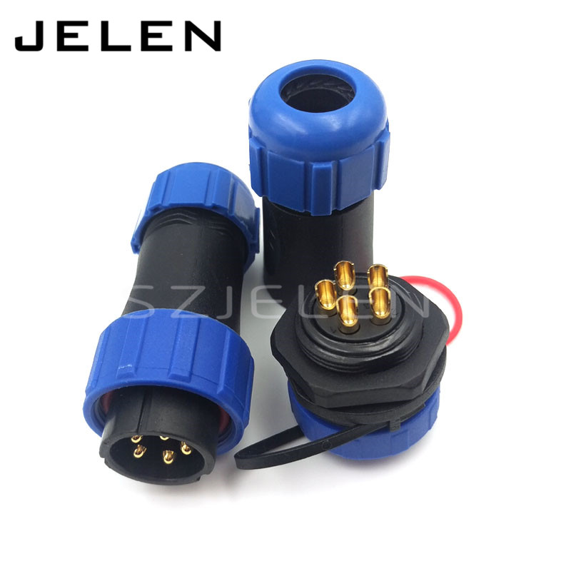 SP2110/P5 waterproof plug and socket cable connector 5 pin, 5 pin waterproof electrical connector,connector waterproof IP68