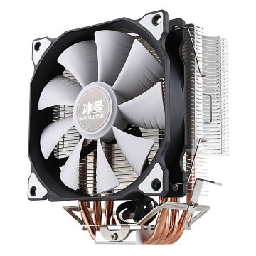 12V 4Pin 4 Pure Copper Heat Pipe Air Cooling 12cm CPU Cooler Radiator Freeze Tower Cooling System Silent CPU Cooling Fan
