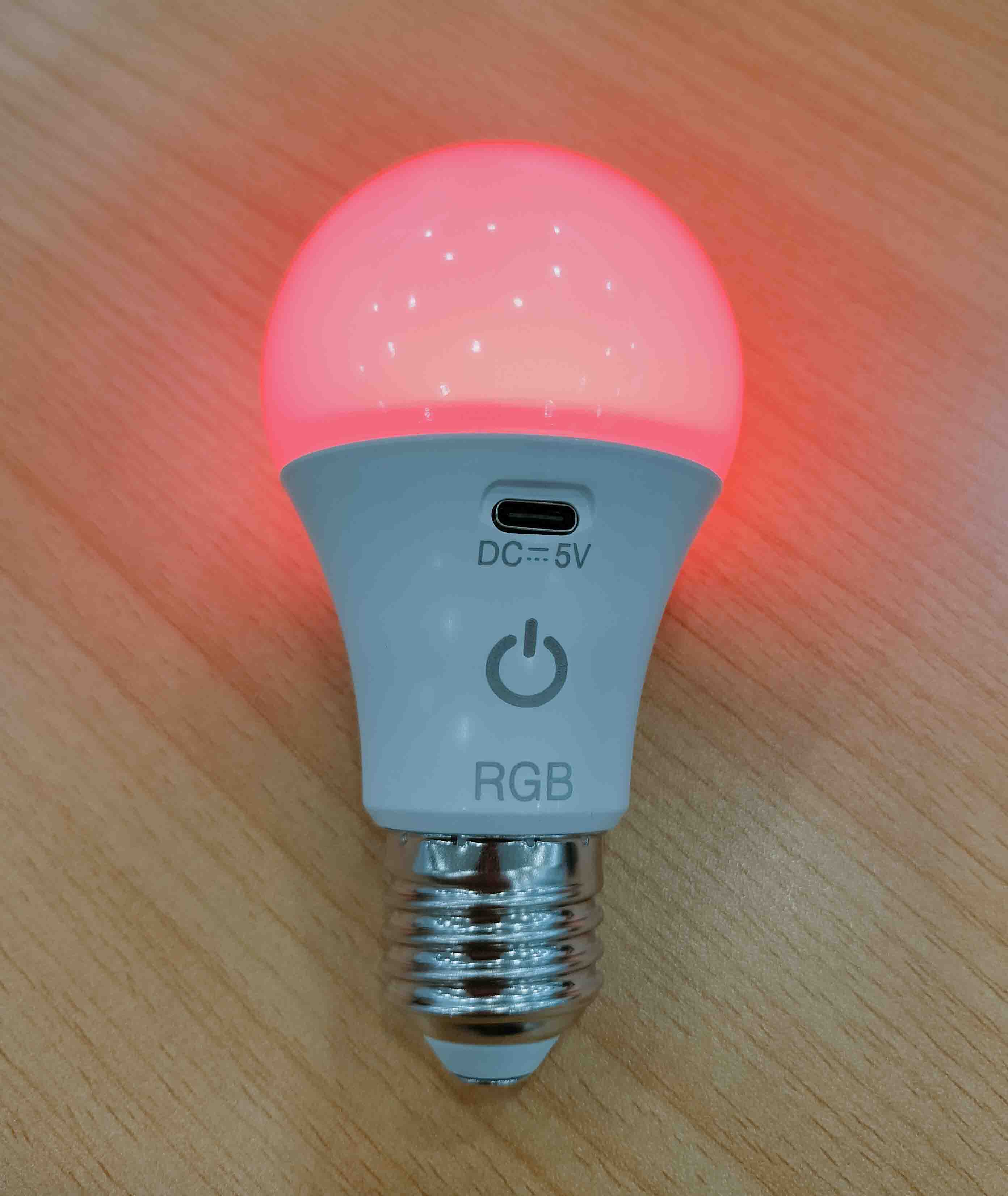 RGBW rechargeable LED light bulbs (4)