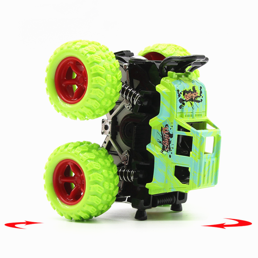 Mini Inertial Off-Road Vehicle Pullback Children Toy Car Plastic Friction Stunt Car Juguetes Carro Kids Toys For Boys