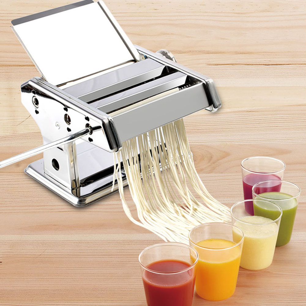 IYouNice Free Shipping Stainless Steel Manual Pasta Maker Noodle Making Machine , Vegetable Noodle Maker Machine Tool