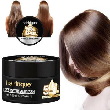 Hairinque 5 Seconds Miracle Hair Treatment Mask Moisturizing Nourishing Repairs Damage Hair Restore Soft Hair Care Mask 50ml