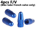 4Pcs Aluminum Alloy Road MTB Track Racing Bike Tube Tyre Bicycle Tire Wheel FV French Valve cap Presta AIR Valve Caps 6 colors