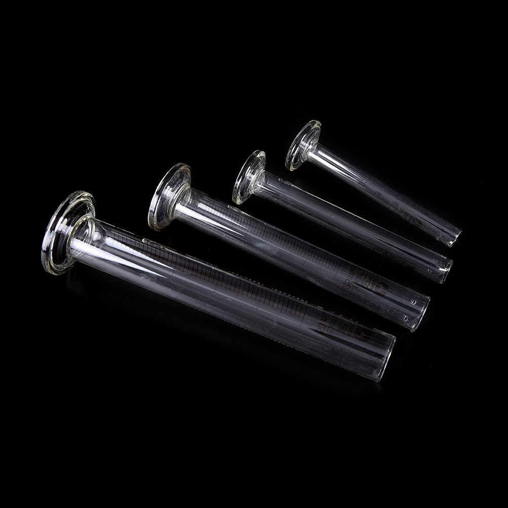 Glass Measuring Cylinders 50ml Cylinder Chemistry Laboratory Measure Graduated Glass Measuring