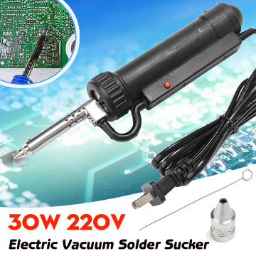 Hot Sale 30W 220V Electric Vacuum Solder Sucker Iron Gun /Desoldering Pump /Repair Tool