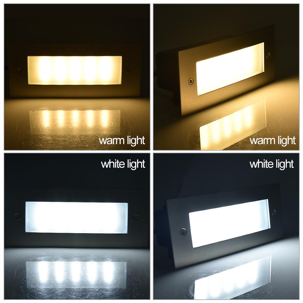LED Stainless Steel Mini Brick Light Outdoor Garden Recessed Step Wall Lights UK