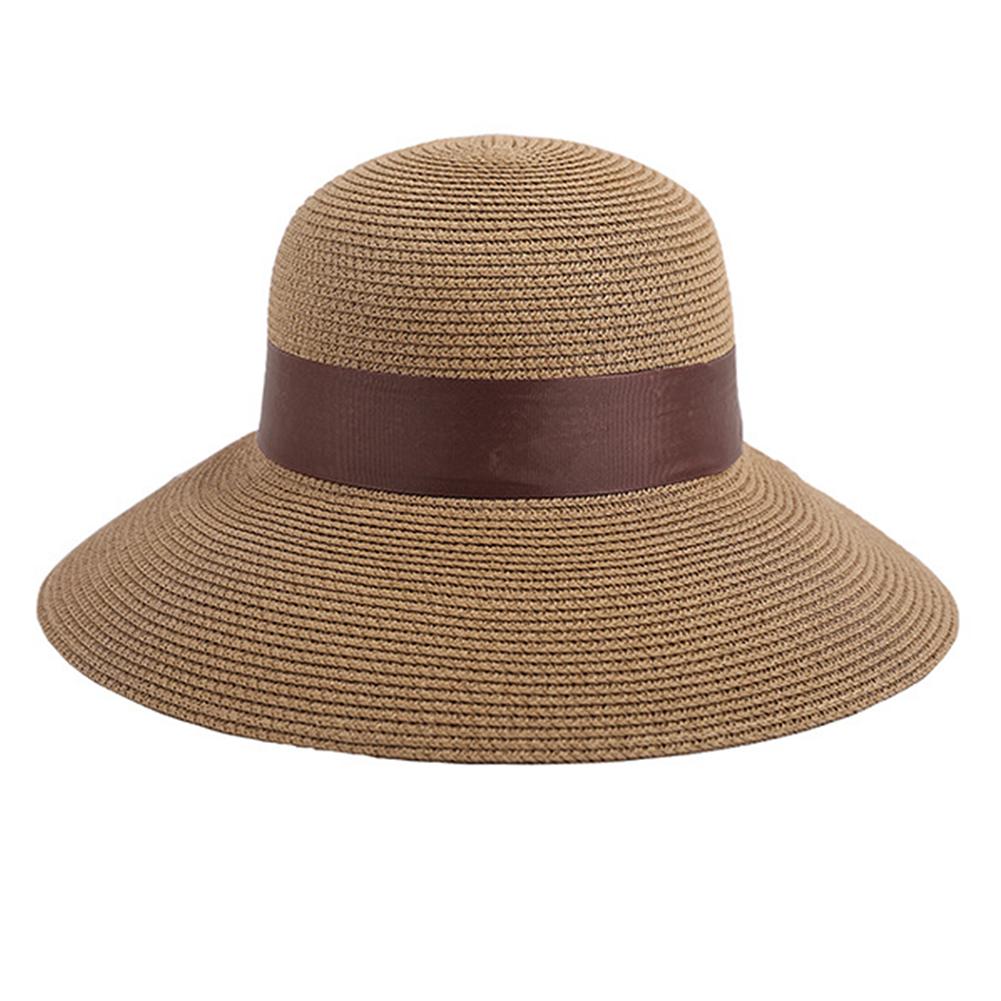 Simple Summer Parent-child Floppy Summer Sun Beach Straw Hat Straw Sun Hat Large Brim For Women Cap Girls Sun Hat