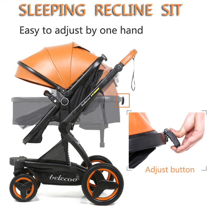 Baby Stroller 3 in 1 High Quality Baby Pram can sit lie Multifunctional Newborn stroller High Landscape Stroller Baby Pushchair