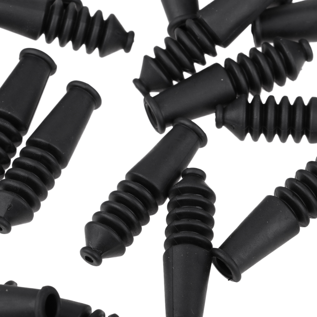 40x Rubber Bicycle Brake Gear Cable Caps End Crimps Cap BMX MTB Road Bike Worn Cables End Caps Replacements