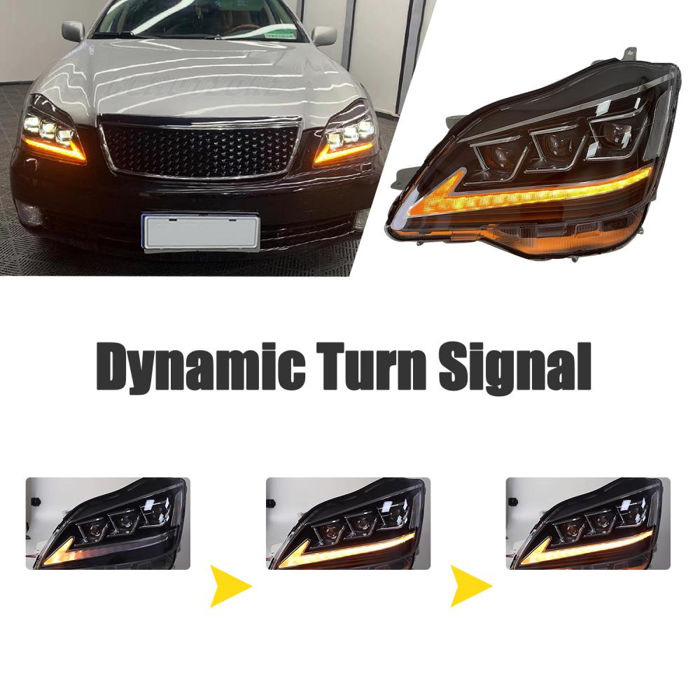 HCMOTIONZ LED Headlights For Toyota Crown 12th Gen 2003-2018