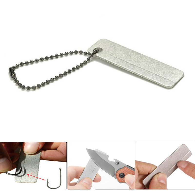 Sharpen Sharp Diamond Camp Stone Multitool Pocket Gear Tool Multi Outdoor File Nail EDC Knife Mini Hunt Hook