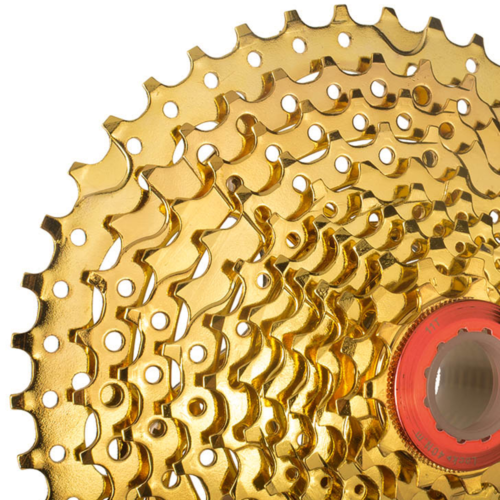 ZTTO 11 Speed 11-42T Golden MTB Moutain Bike Cassette Gold Sprocket Freewheel Bicycle parts for XT M8000 SLX M7000 k7 NX GX