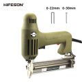 HIFESON Powerful F30/422J Nailer 220V Electric Staples Nail Gun Furniture Frame Carpentry Wood Working Tool