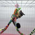 High Quality Bird Toy Suspension Bridge Rope Climbing Fun Parrot Bird Bite Toy Swing Cage Chew Toy Acrylic