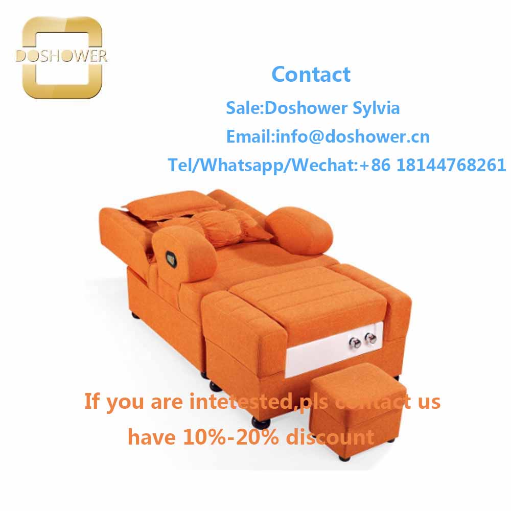 Recliner chair sofa with foot spa bath massager for spa chair pedicure sofa