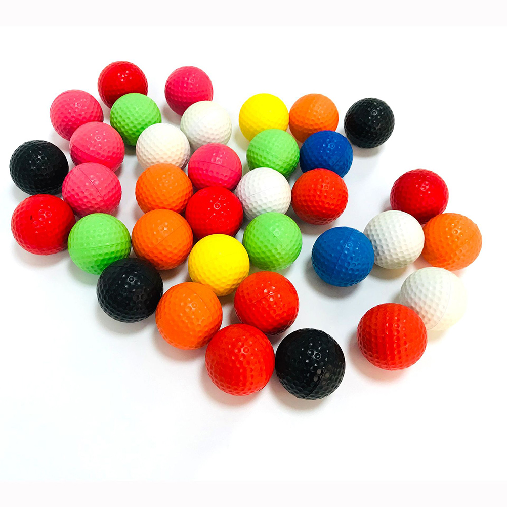 11PCS Practical Soft PU Balls Golf Accessories PU Golf Ball for Training Outdoor Assorted color