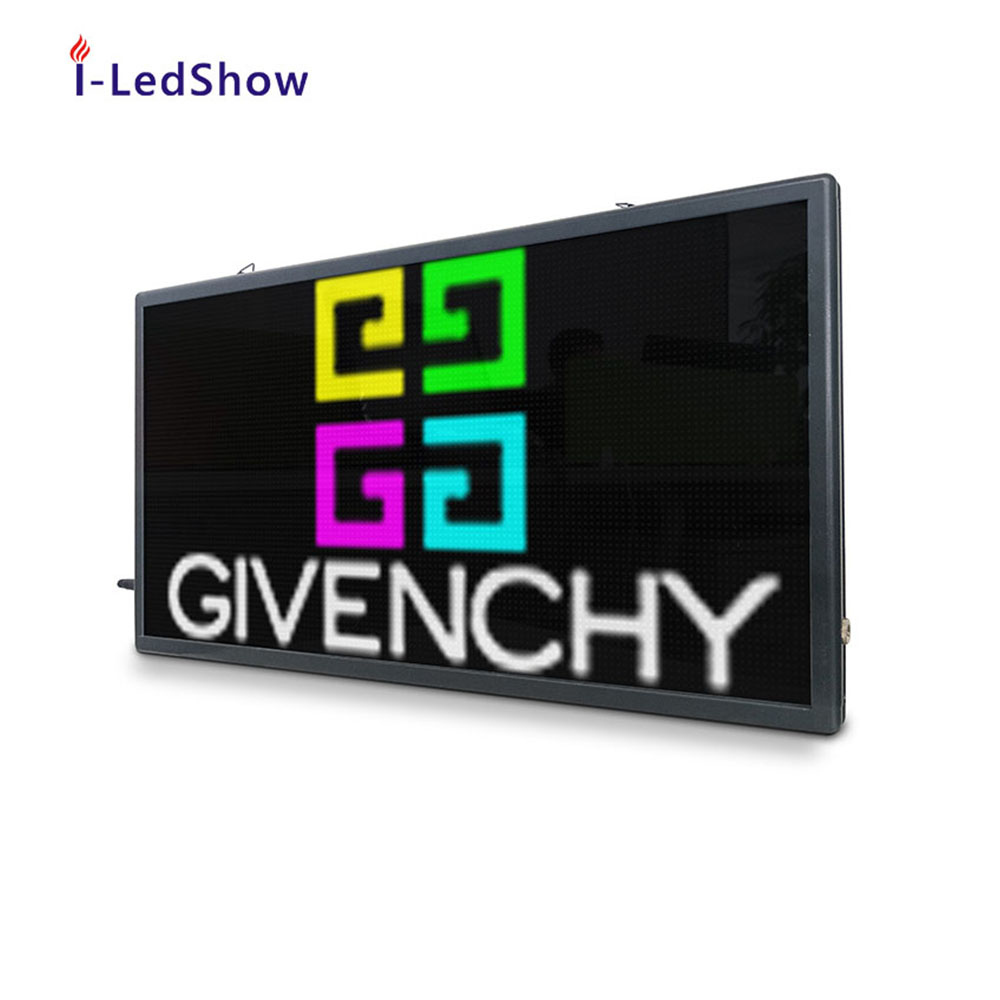 64*128 pixel double side led advertisement screen led Programmable LED Message Sign Moving Display community advertising board