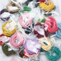 10PCS Women Girls DIY Elastic Head band 4CM Candy Colors Nylon Elastic Hair Bands Ponytail Holder For Baby Hair Accessories