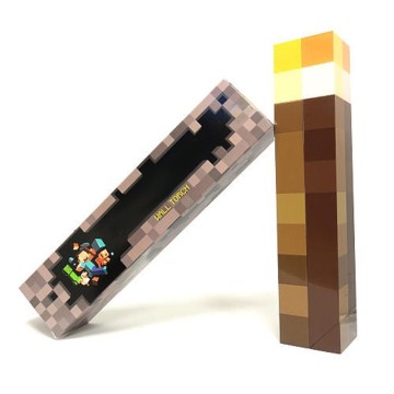 Light Up Torch LED Night Wall Light Mine Game Diamond Sword Design Toys Torch Hand Held&Wall Mount Home Party Decorations