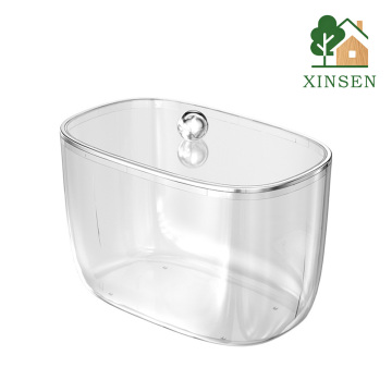 Clear Plastic Building Block Storage Canister
