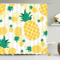 Bathroom Shower Curtain Waterproof Polyester Bathroom Curtain Fresh pineapple Printing Shower Curtain Bath Screen 180X180CM