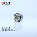 5201 ZZ Bearing 12 x 32 x 15.9 mm ( 1 PC ) Axial Double Row Angular Contact 5201ZZ 3201 ZZ 3056201 Ball Bearings