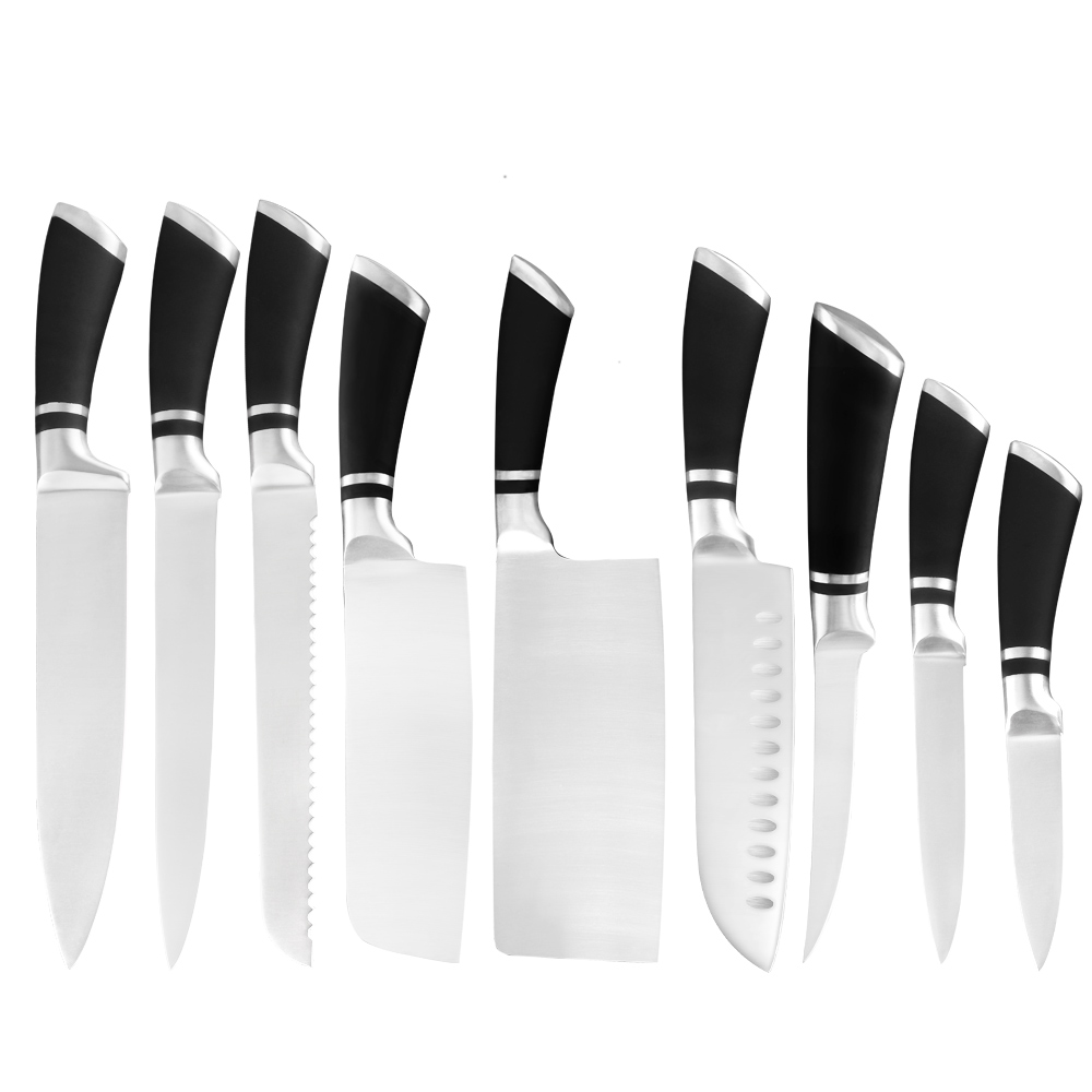 Damask 9Pcs Finest Kitchen Knife High Quality Stainless Steel Knives Set Japanese Cooking Knife Boning Santoku Chef Kitchen Tool