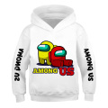 Among Us Hoodie Kids Size Boys&Girls Long Sleeve Hooded Sweatshirts Children's Pullover New video Games Autumn and winter Clothe