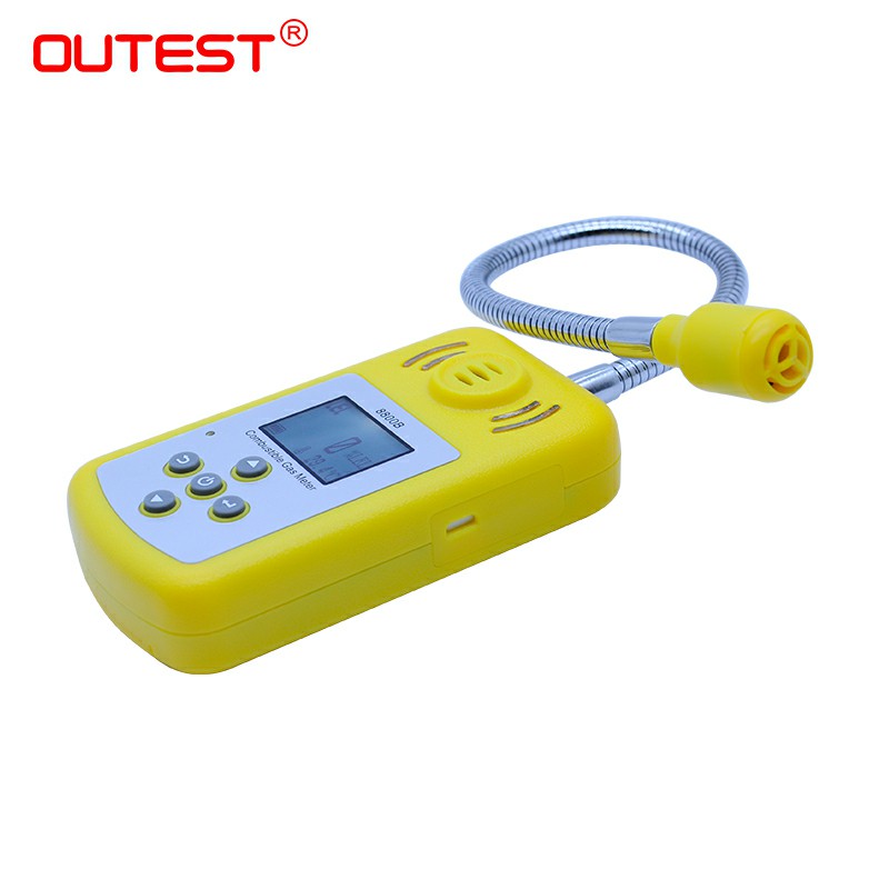 OUTEST Combustible gas detector port flammable natural gas Leak Detector Location Determine meter Tester Sound Light Alarm