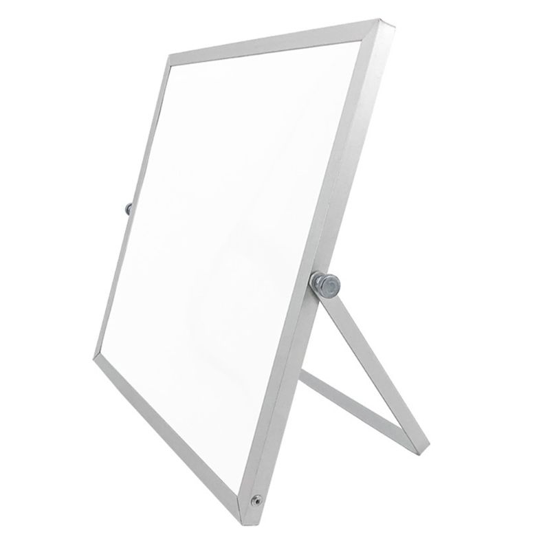 Magnetic Erasable Whiteboard Desktop Double Sided Message Board Stand Mini Easel for School Office