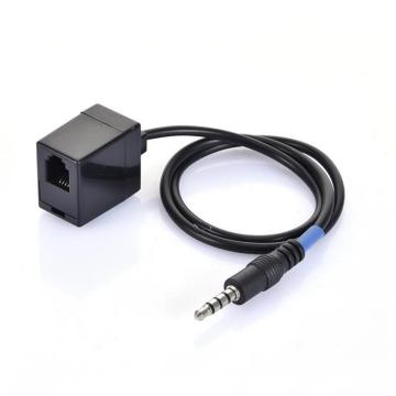 3.5mm Male Jack To RJ9 4P4C Female Converter Extension Cable Adapter For Telephone Cable