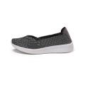 Old Silver Upper Lightweight Insole Casual Woven Pumps
